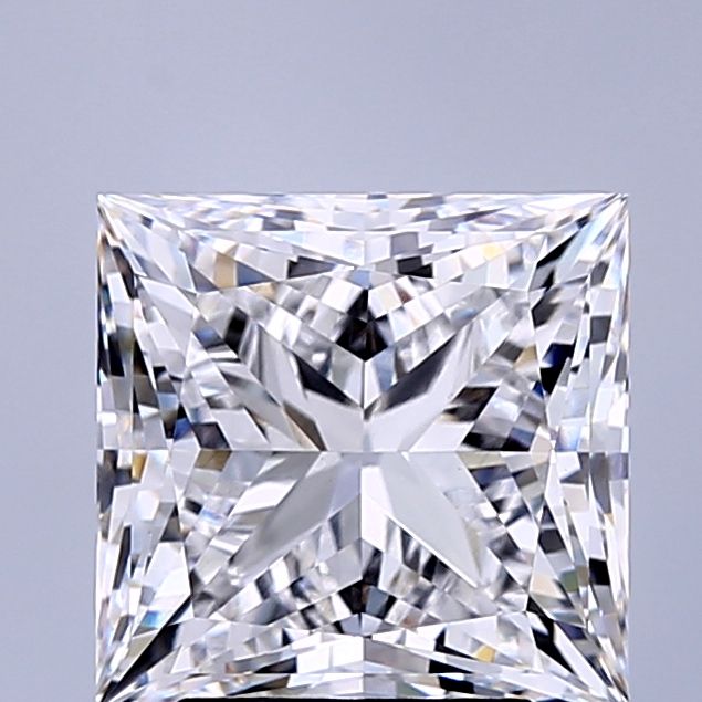 3.77 ct. princess Lab Grown Diamond front image