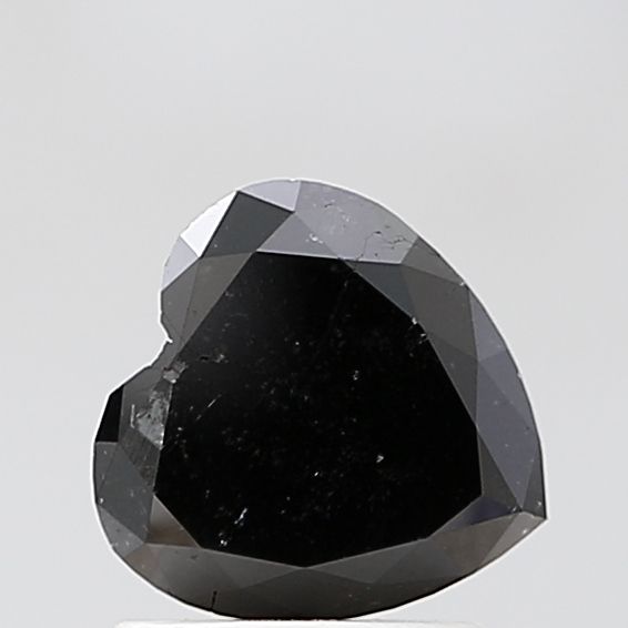 1.51 Carat Heart Diamond Black VS2