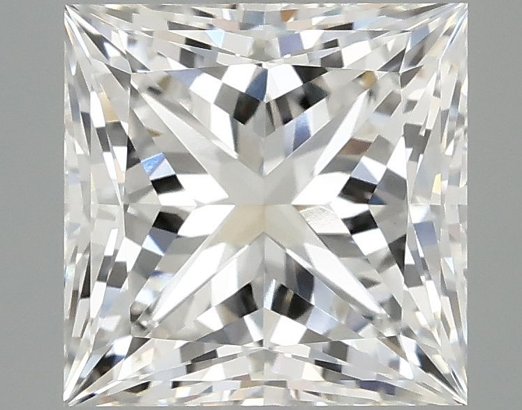 4.10 ct. princess Lab Grown Diamond front image