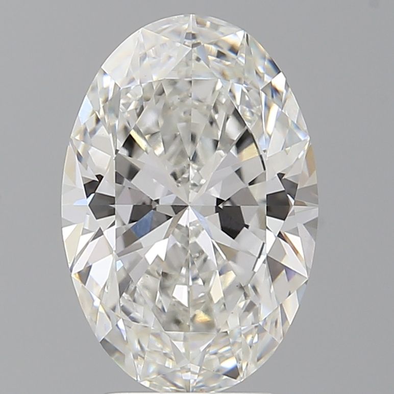 4.10 ct. oval Lab Grown Diamond front image