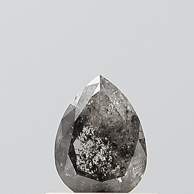 0.62 Carat Pear Diamond Salt and Pepper VS1