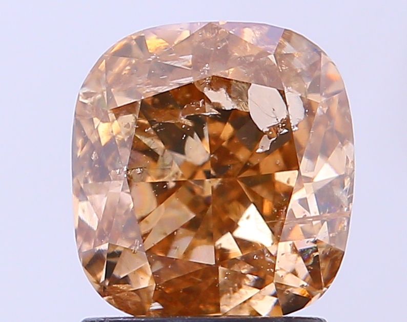 1.91 Carat Cushion brilliant Diamond Fancy Brown I1