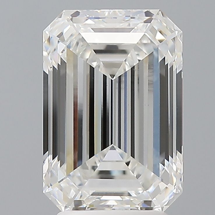 3.55 ct. emerald Lab Grown Diamond front image