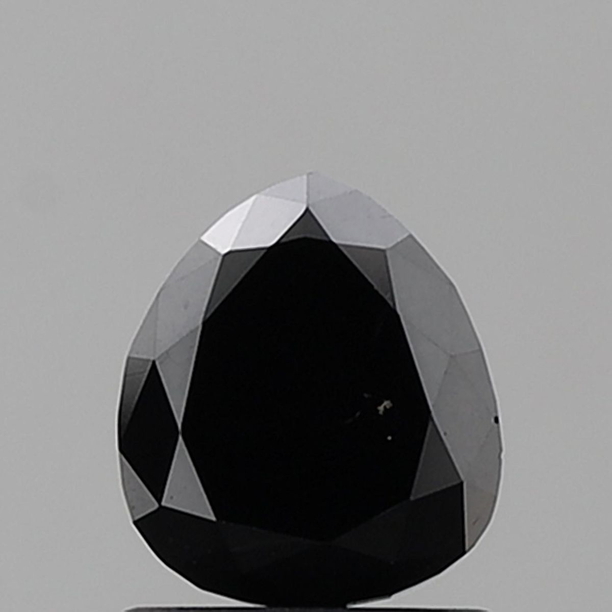 1.46 Carat Pear Diamond Black VVS2