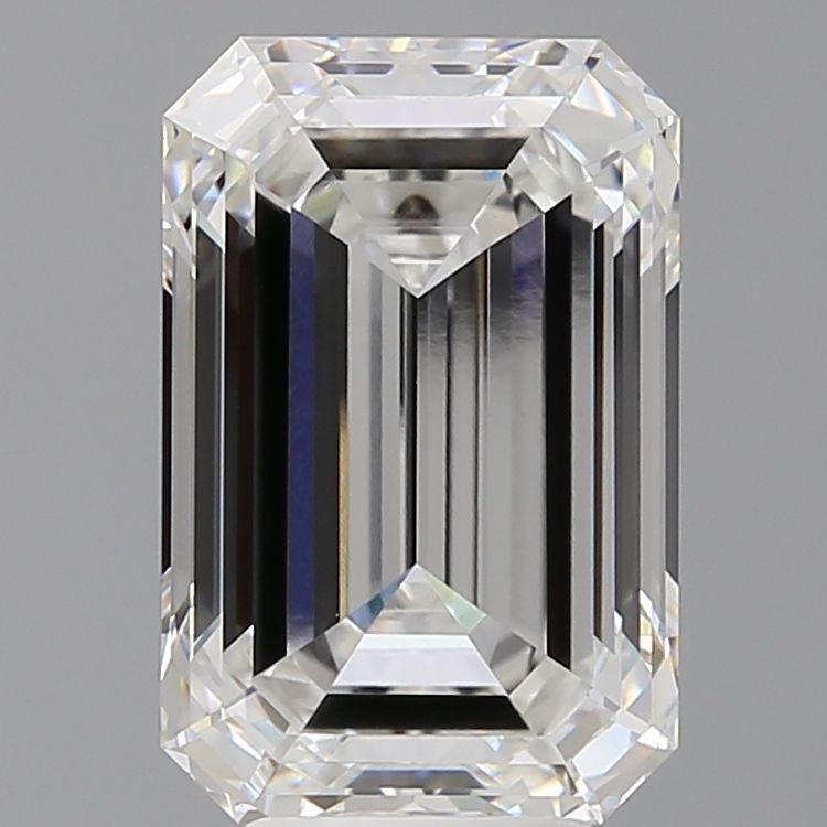 5.92 ct. emerald Lab Grown Diamond front image