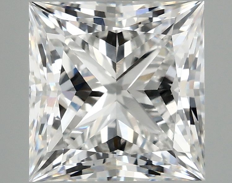 3.90 ct. princess Lab Grown Diamond front image