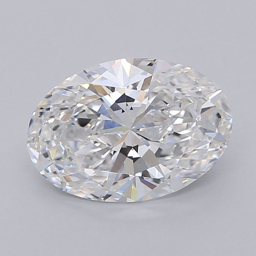 3.05 ct. oval Lab Grown Diamond front image
