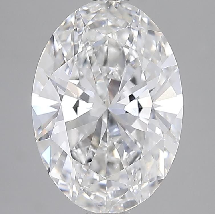 3.21 ct. oval Lab Grown Diamond front image