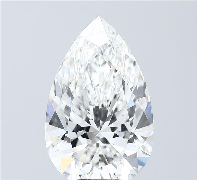 9.01 ct. pear Lab Grown Diamond front image