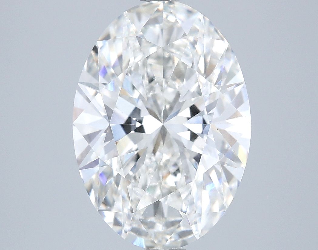 3.70 ct. oval Lab Grown Diamond front image