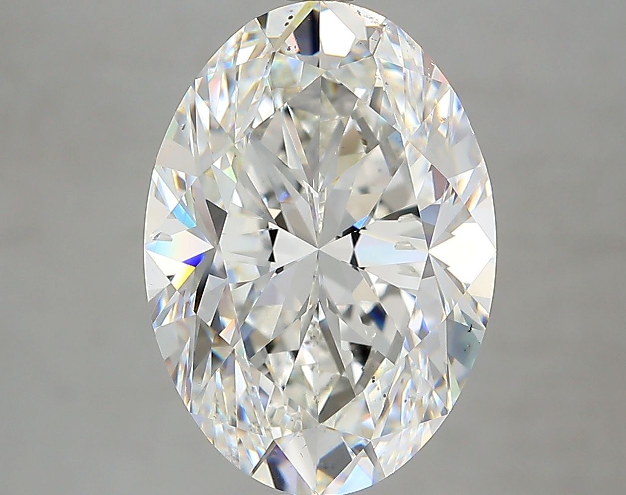 6.03 Carat Oval Diamond F SI1