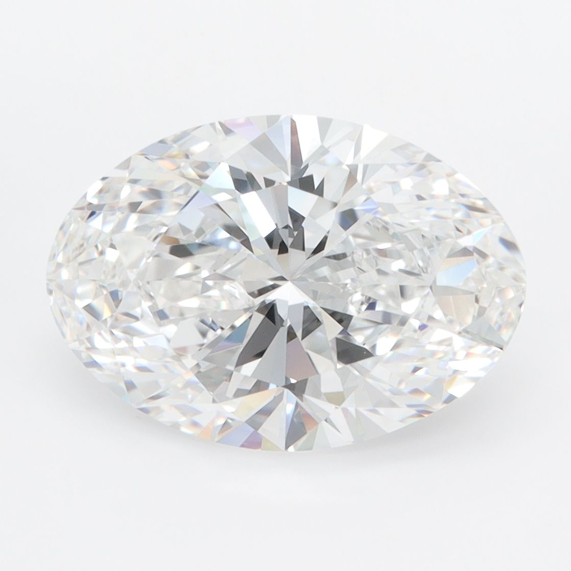 3.95 ct. oval Lab Grown Diamond front image
