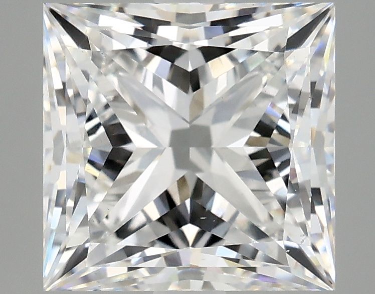 3.77 ct. princess Lab Grown Diamond front image