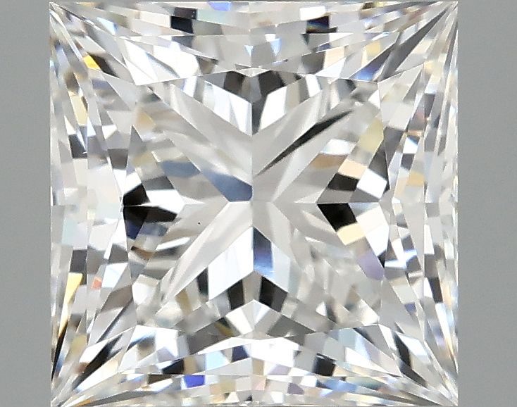 4.10 ct. princess Lab Grown Diamond front image