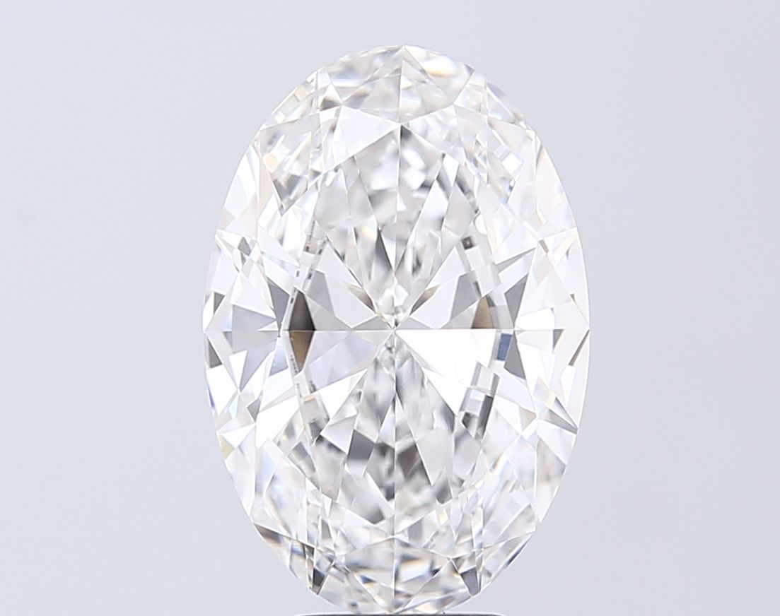 5.02 ct. oval Lab Grown Diamond front image
