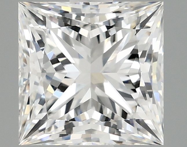 2.10 ct. princess Lab Grown Diamond front image