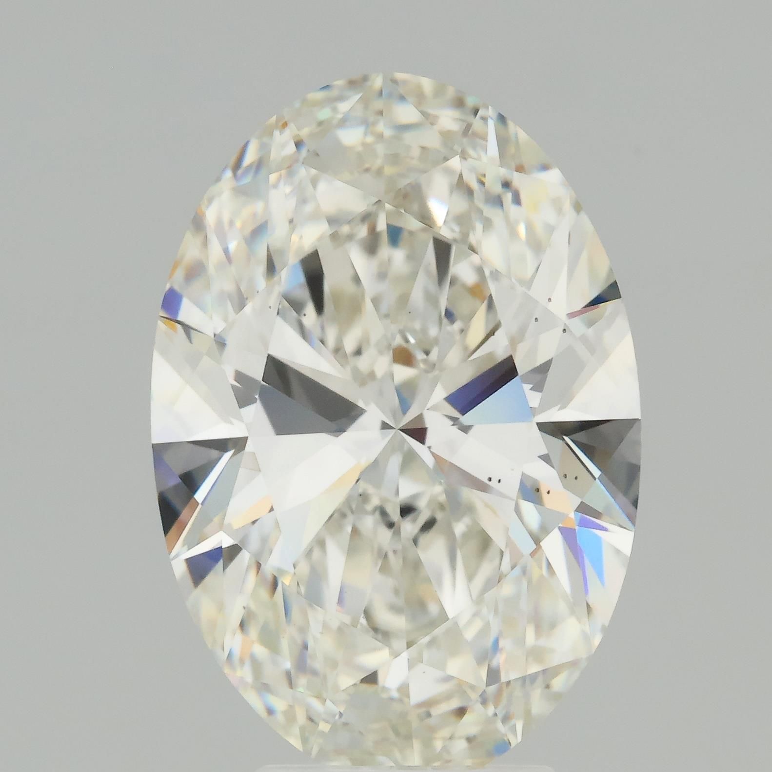 5.02 ct. oval Lab Grown Diamond front image