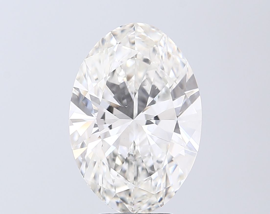 5.00 ct. oval Lab Grown Diamond front image