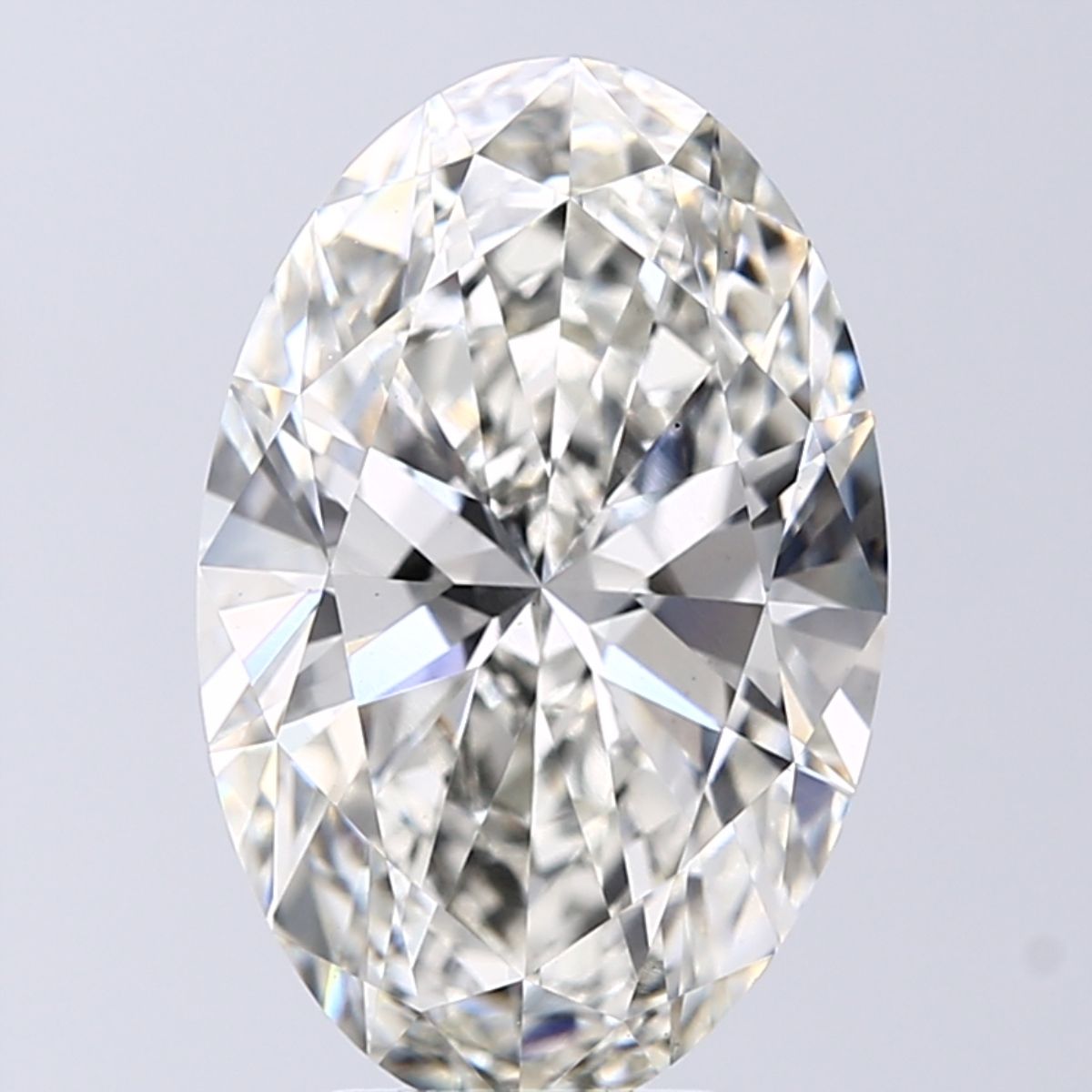 4.70 ct. oval Lab Grown Diamond front image