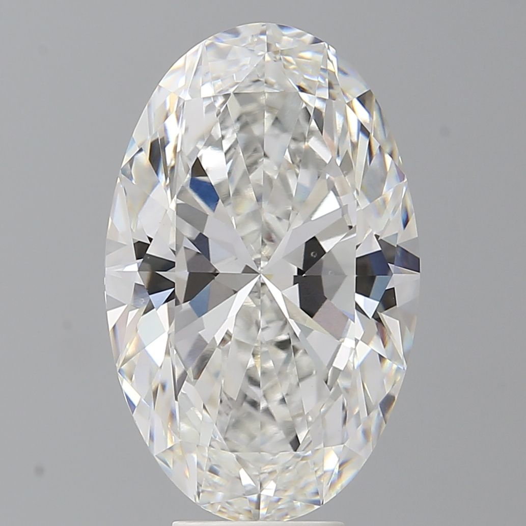 8.09 ct. oval Lab Grown Diamond front image