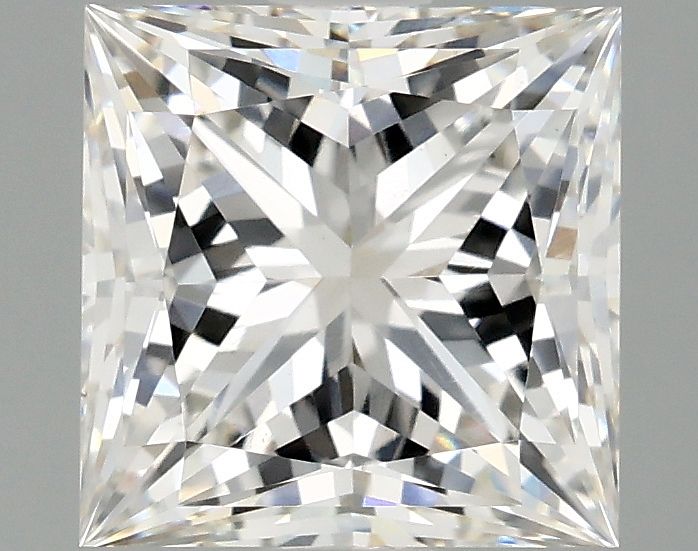 2.10 ct. princess Lab Grown Diamond front image