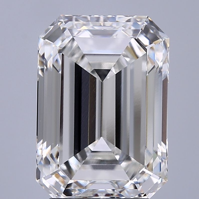 3.70 ct. emerald Lab Grown Diamond front image
