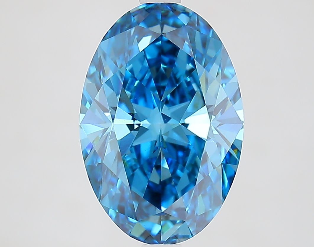 3.30 ct. oval Lab Grown Diamond front image