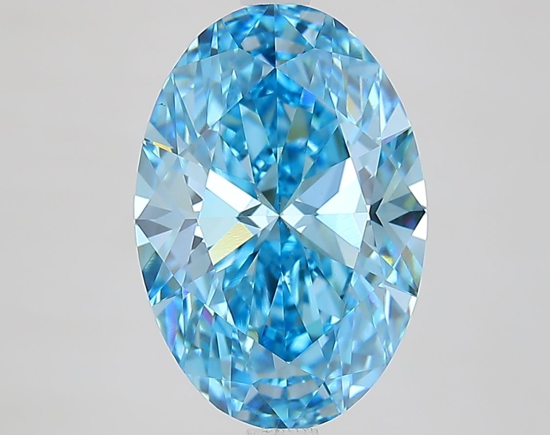 4.10 ct. oval Lab Grown Diamond front image