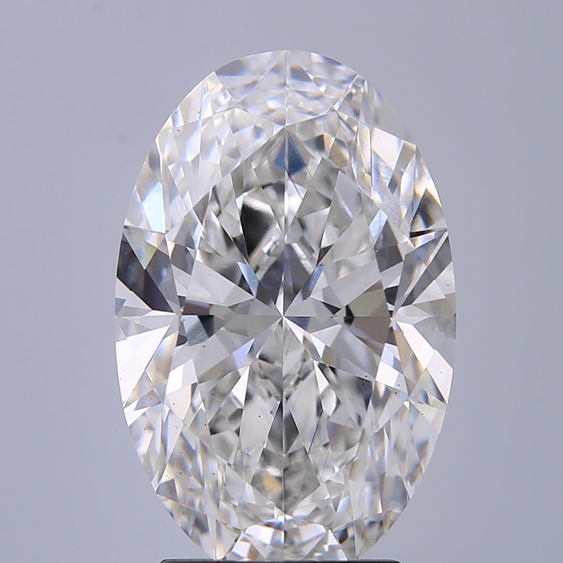 3.20 ct. oval Lab Grown Diamond front image