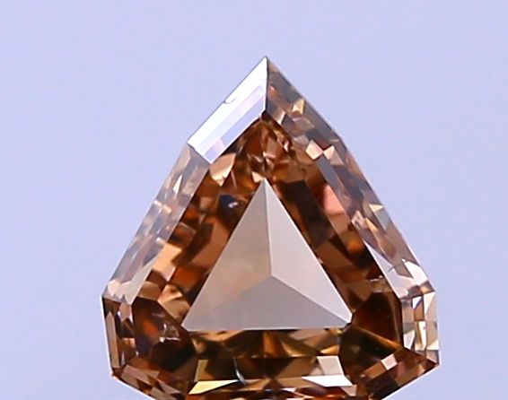 0.92 Carat Shield Diamond Light Brown VS2