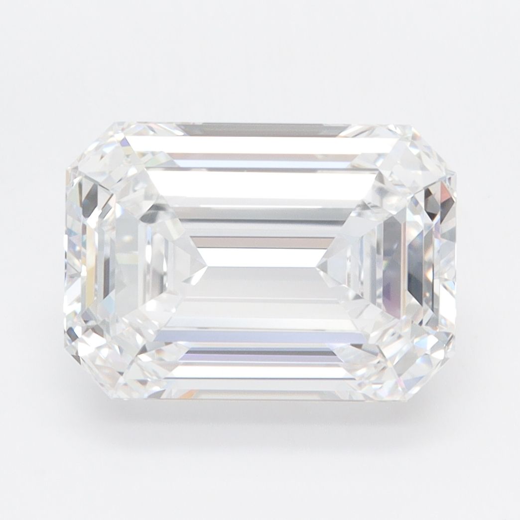 Diament LG szmaragdowy, 4.24 ct, D, IF