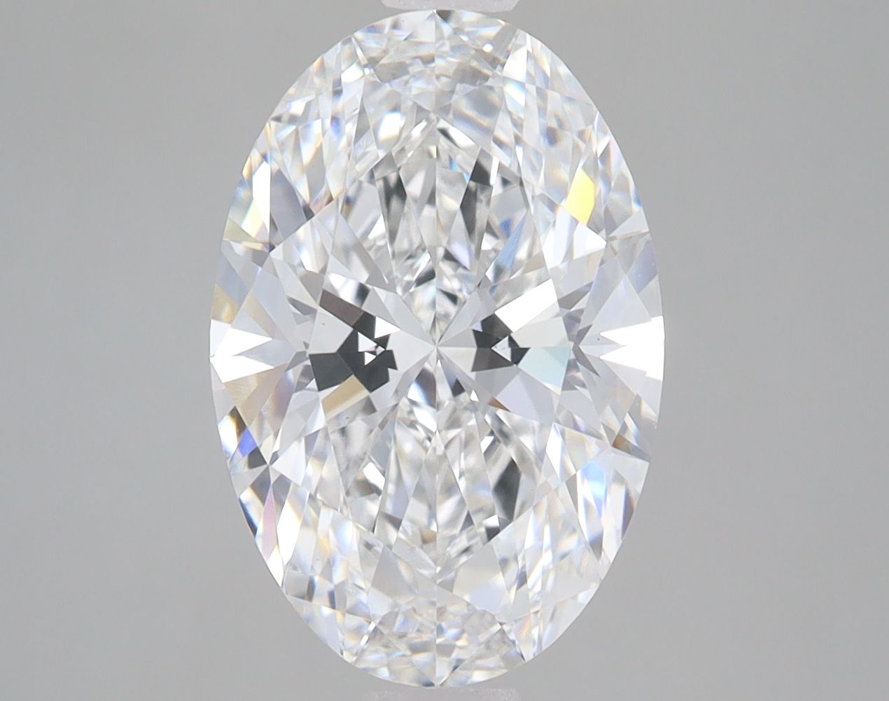 4.10 ct. oval Lab Grown Diamond front image