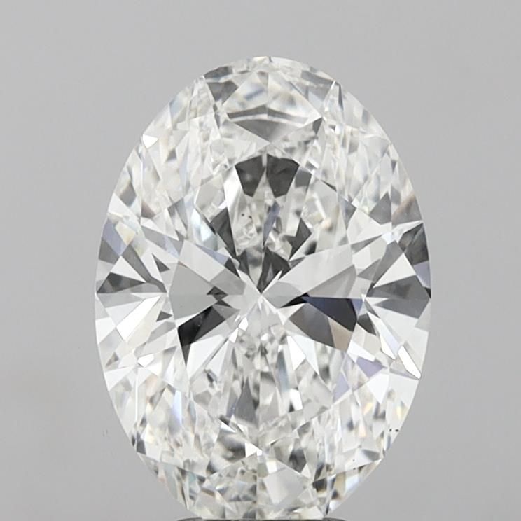 5.22 ct. oval Lab Grown Diamond front image