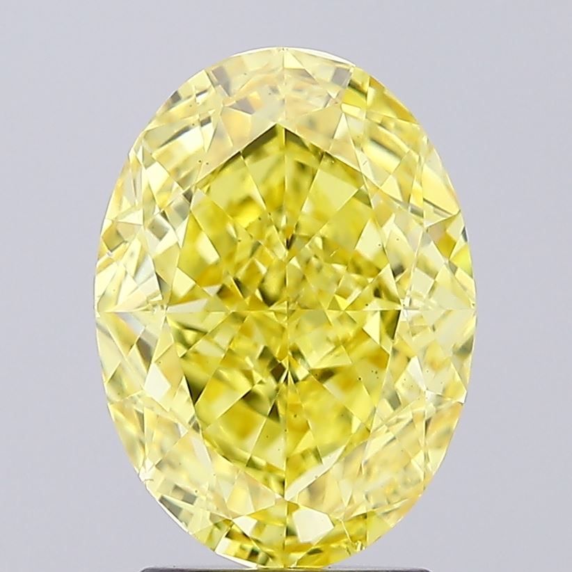 3.02 ct. oval Lab Grown Diamond front image