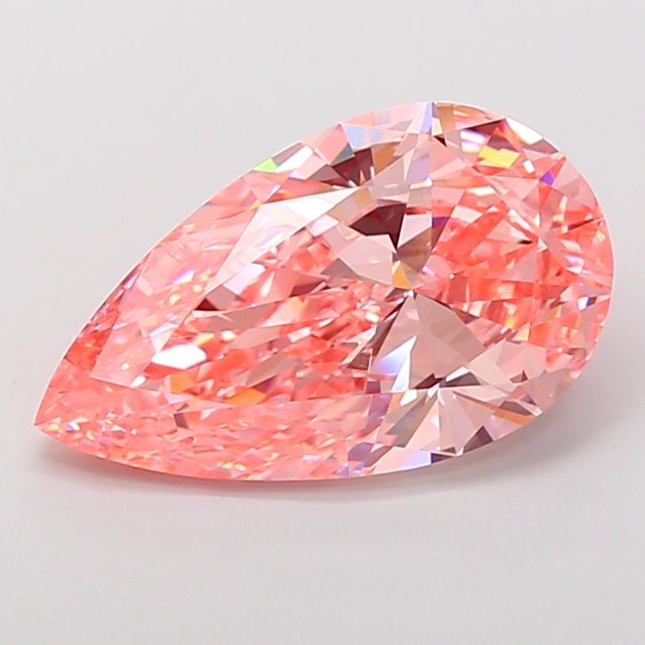 7.04 ct. pear Lab Grown Diamond front image