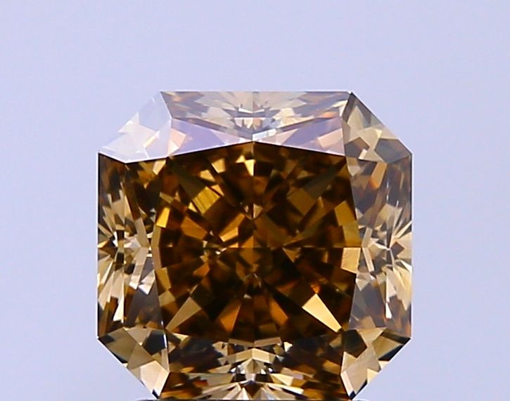 3.11 Carat Radiant Diamond Light Brown VS1