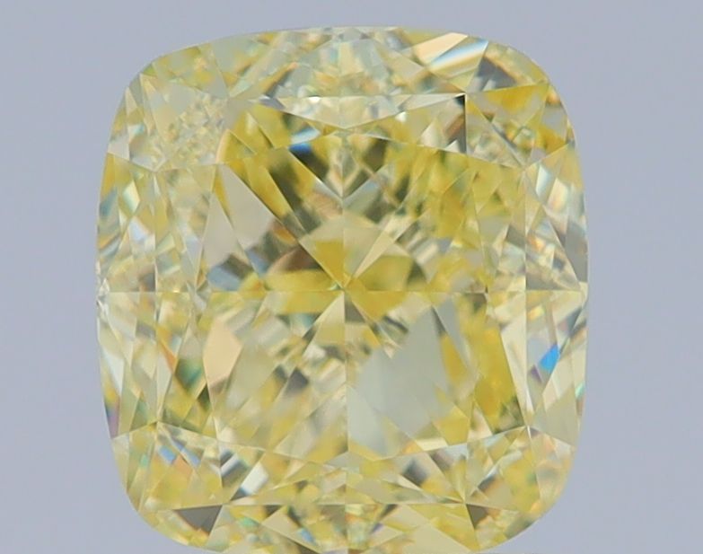 2.11 Carat Cushion modified Diamond Fancy Yellow IF