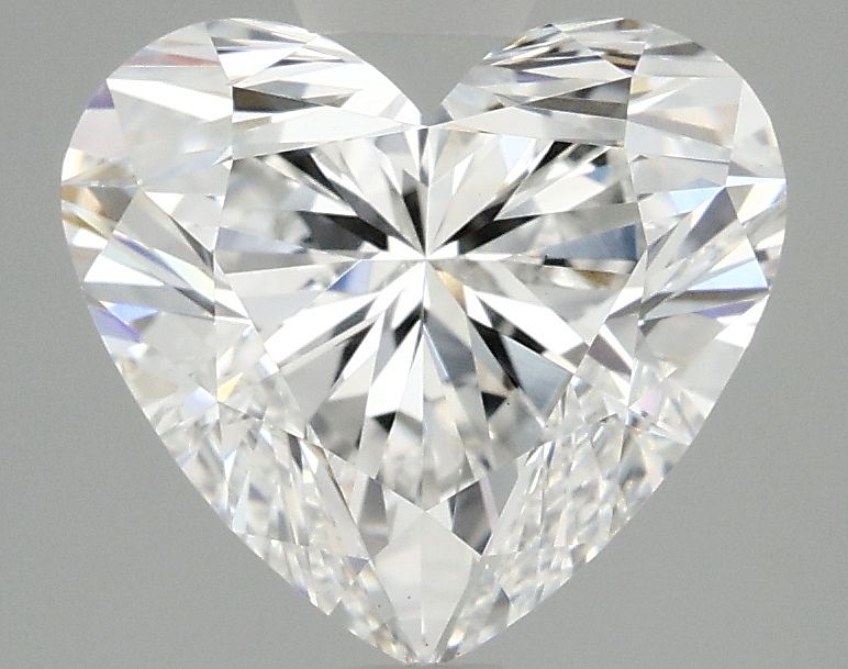 3.09 carat f VS1 EX Cut IGI heart diamond