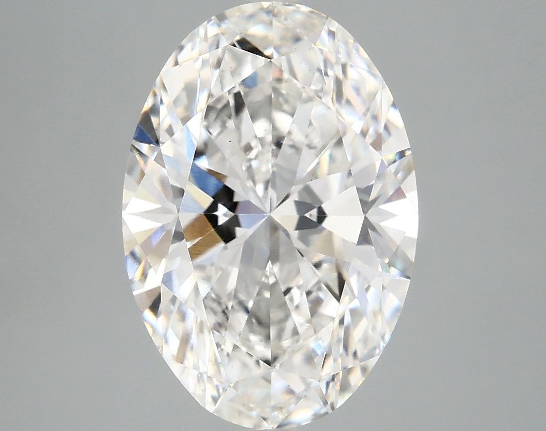 4.09 ct. oval Lab Grown Diamond front image