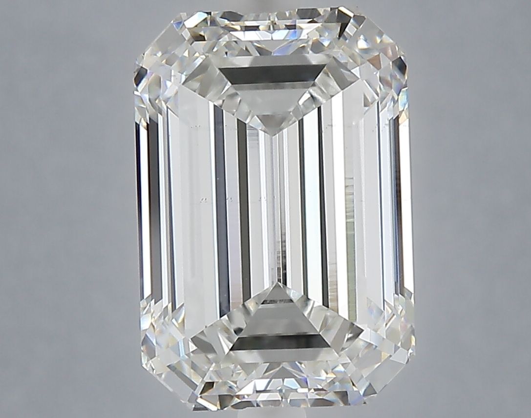 5.36 ct. emerald Lab Grown Diamond front image
