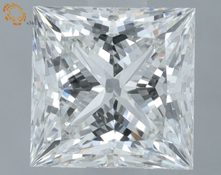 1.10 ct. princess Lab Grown Diamond front image