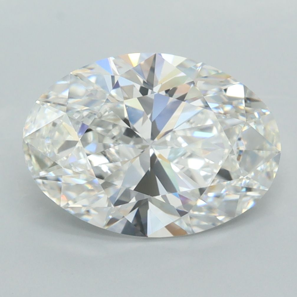 3.36 carat e IF EX Cut IGI oval diamond