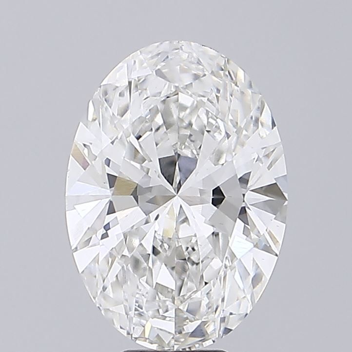 5.58 ct. oval Lab Grown Diamond front image