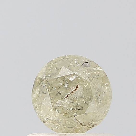 0.53 Carat Round Diamond Salt and Pepper VS2