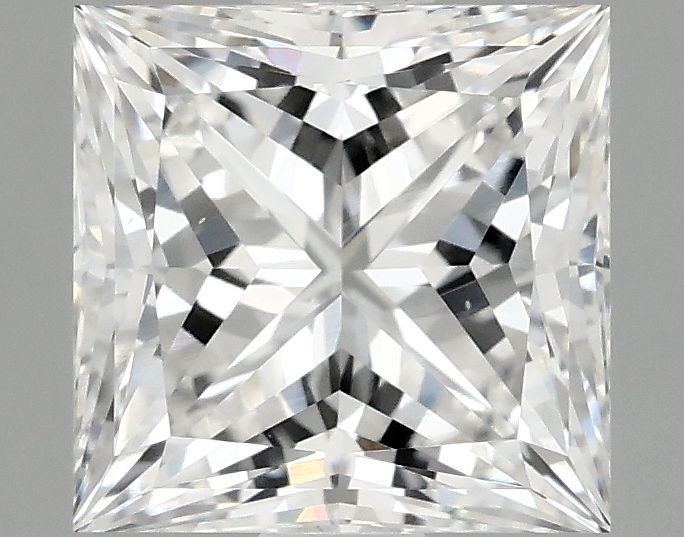 2.10 ct. princess Lab Grown Diamond front image
