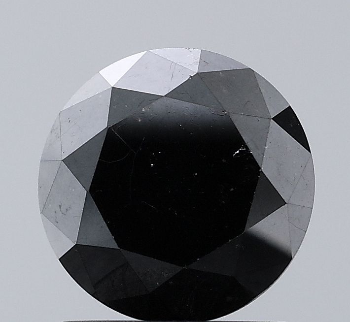 1.84 Carat Round Diamond Black VVS2