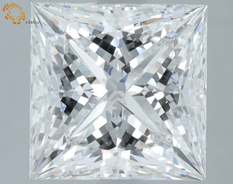 3.03 carat f VVS2 EX Cut IGI princess diamond
