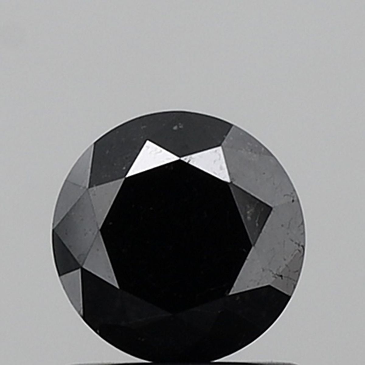 1.16 Carat Round Diamond Fancy Black VVS2