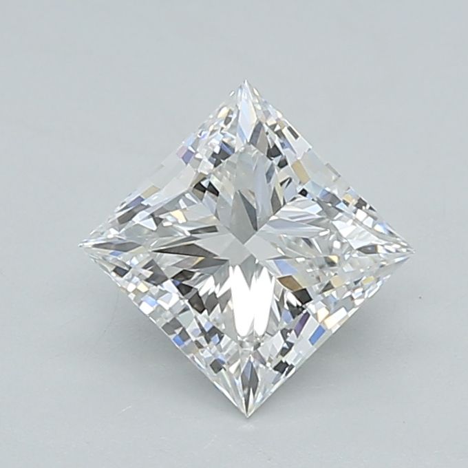 1 ct lab-grown Princess Diamond