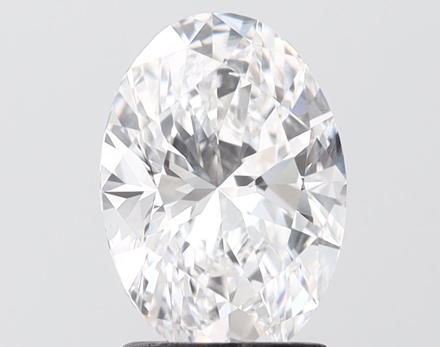 2.08 ct. oval Lab Grown Diamond front image